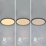 Plafon Oja 60 IP20 Moodmaker - Nordlux, czarny 50066103
